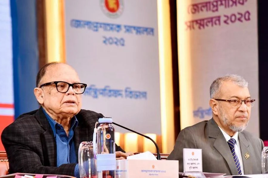 Food Adviser Ali Imam Majumdar on Monday spoke at the Osmani Memorial Auditorium in Dhaka.