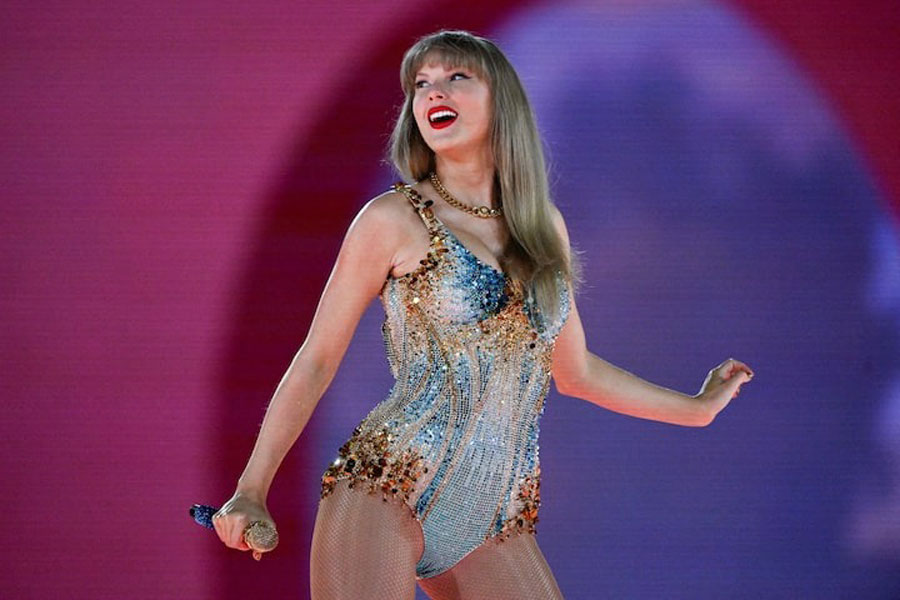 Taylor Swift performs as her record-breaking The Eras Tour comes to an end with the first of her three concerts in Vancouver, British Columbia, Canada December 6, 2024.
