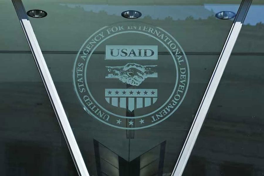 A view of the USAID building in Washington, DC, US, Feb 1, 2025.