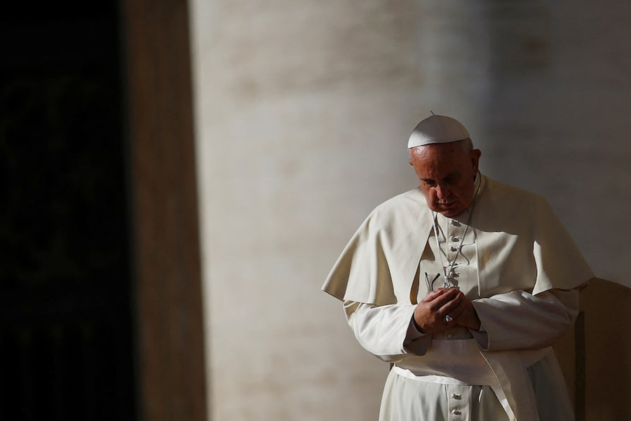 Pope Francis leads his Wednesday general audience in Saint Peter's Square at the Vatican on November 19, 2014 — Reuters photo
