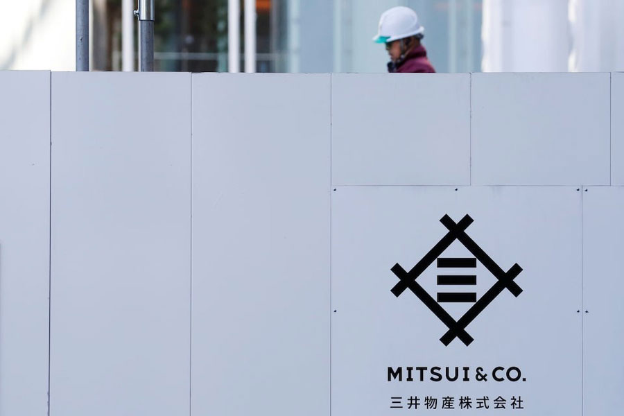 The logo of Japanese trading company Mitsui & Co. is seen in Tokyo, Japan, January 10, 2018. Picture taken January 10, 2018.