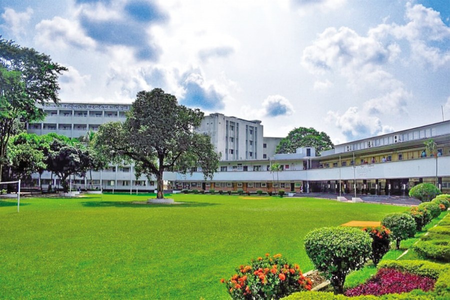 A partial view of Adamjee Cantonment College, Dhaka