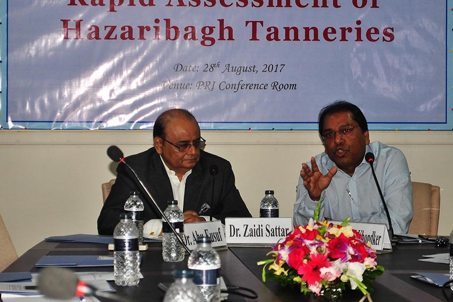 The South Asian Network on Economic Modeling (SANEM) organises dissemination on “Rapid Assessment of Hazaribagh Tanneries” on Monday in Dhaka.