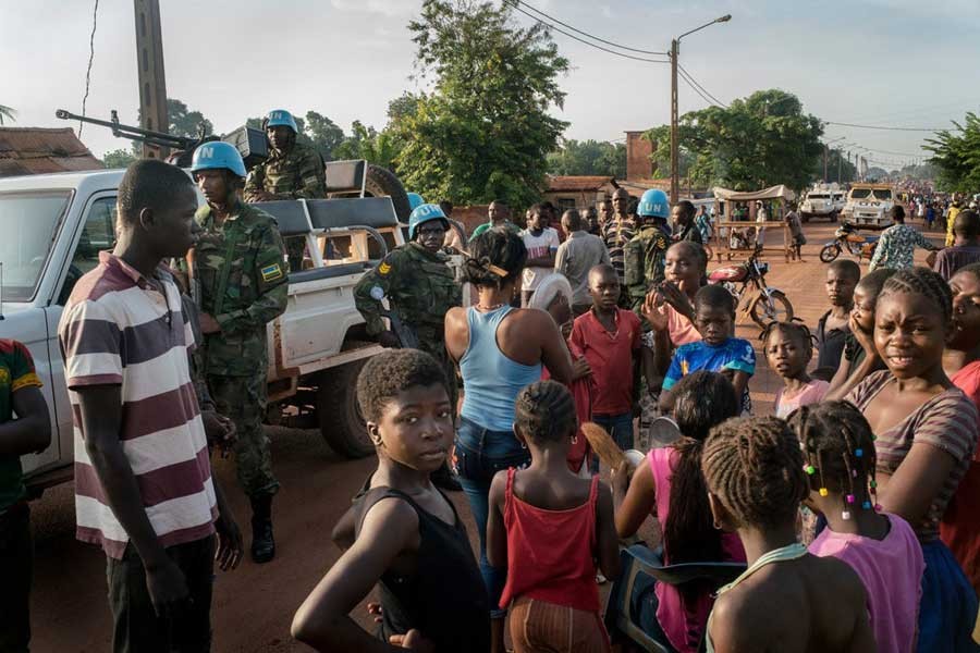 Protests in Bangui, Central African Republic, in May. The country has been plagued by conflict for years. –Photo: The New York Times