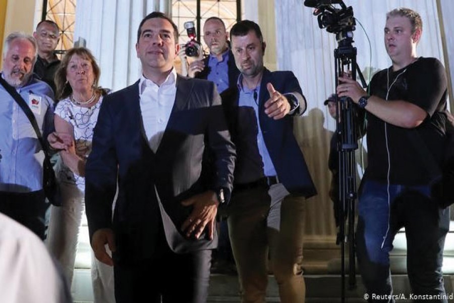 Leftist SYRIZA leader Alexis Tsipras, who guided Greece through one of the worst episodes of the euro debt crisis, concedes defeat to New Democracy leader Kyriakos Mitsotakis in the 2019 general election of the country on July 07. —Photo: Reuters
