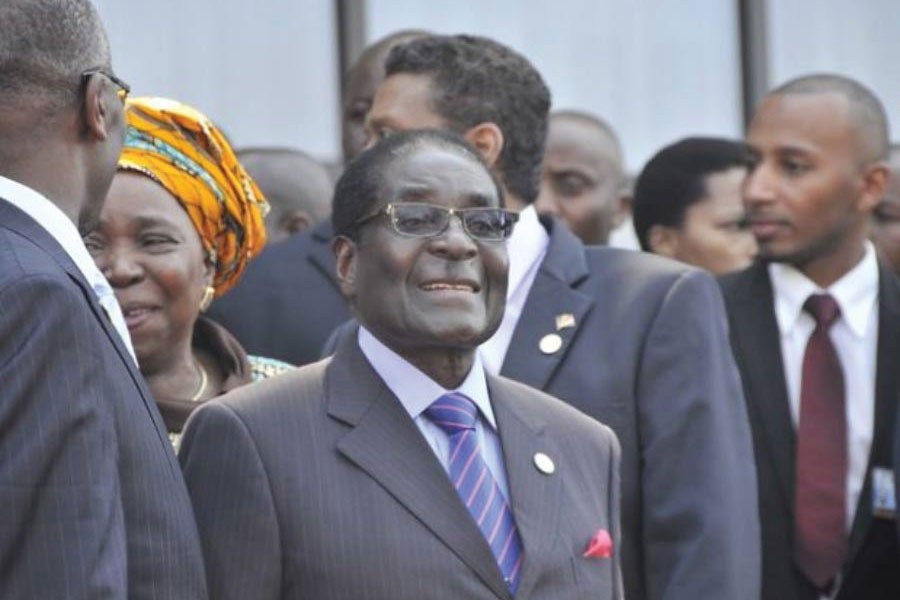 Former Zimbabwean President Robert Mugabe in 2013 pictured here at a Southern African Development Community heads of state summit in Malawi where he was given a standing ovation. Mugabe died of an undisclosed illness on September 06, 2019 in Singapore. —Photo credit: Kervin Victor/IPS