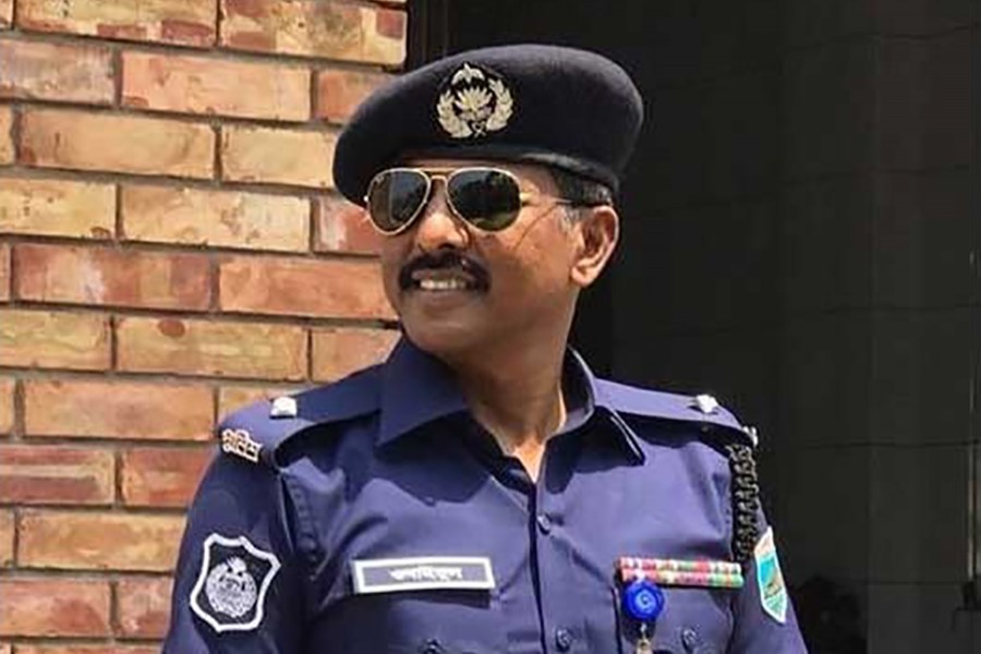 Obaidul Hoque, officer-in-charge of Pabna Sadar Police, seen in this undated file photo