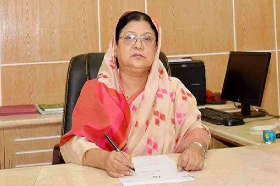 File photo shows Prof Dr Shirin Akhter