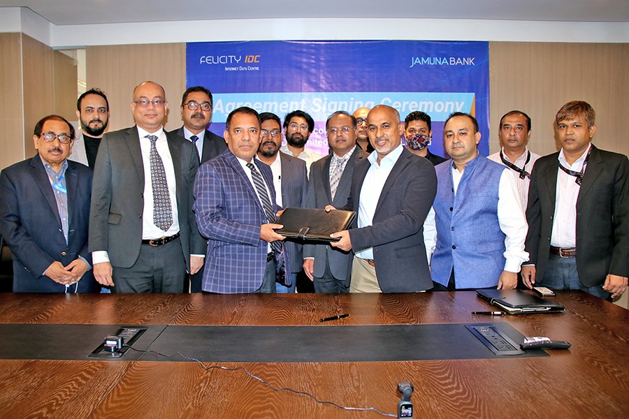 Jamuna Bank signs agreement with Felicity IDC The Financial Express